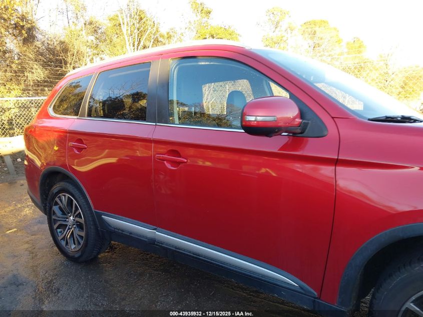 2017 Mitsubishi Outlander Sel VIN: JA4AD3A30HZ009561 Lot: 43935932