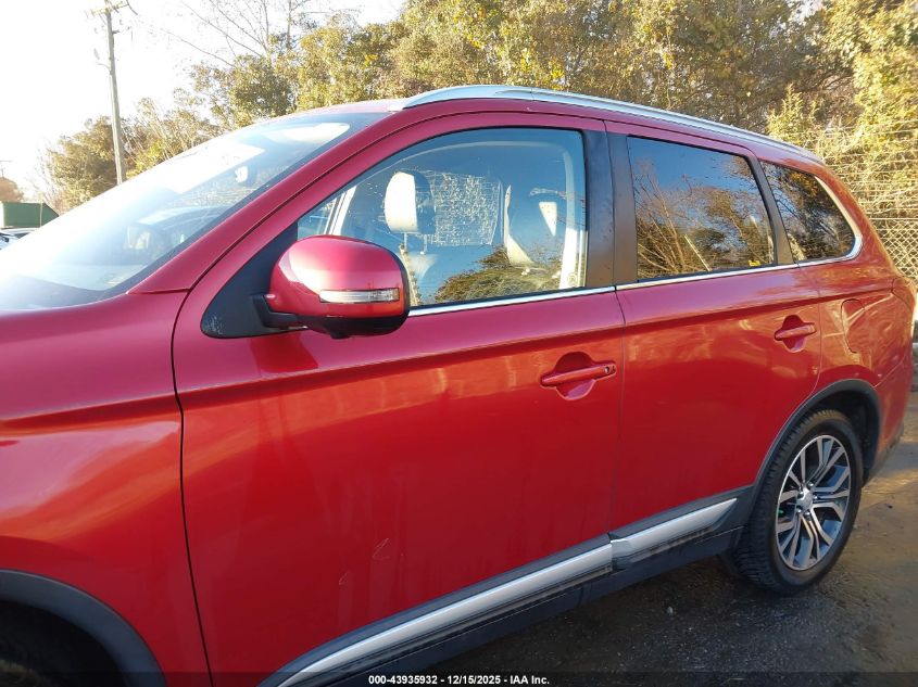 2017 Mitsubishi Outlander Sel VIN: JA4AD3A30HZ009561 Lot: 43935932