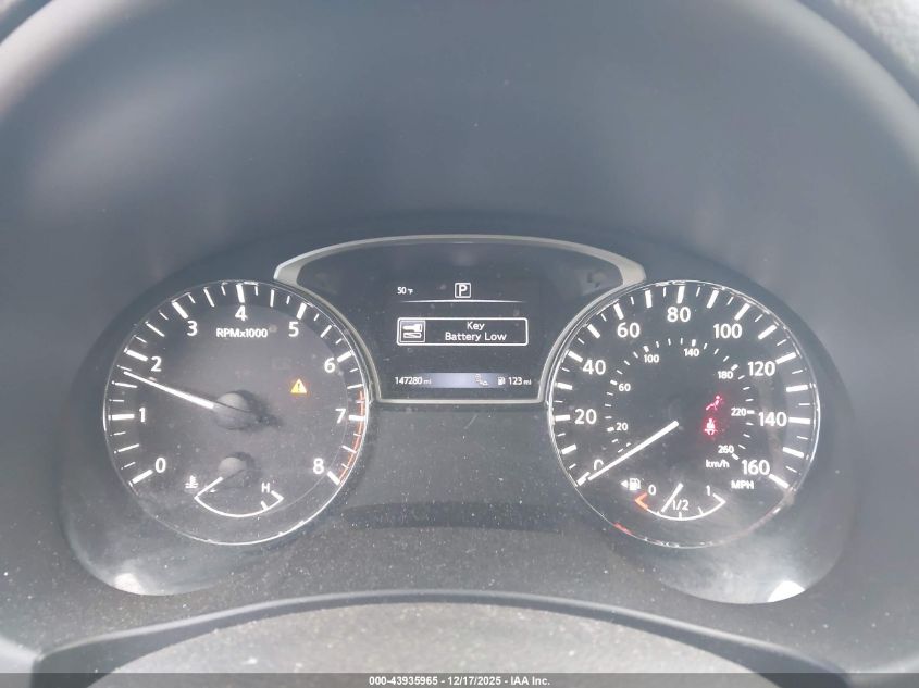 2017 Nissan Altima 2.5/2.5 S/2.5 Sl/2.5 Sr/2.5 Sv VIN: 1N4AL3AP4HC133255 Lot: 43935965