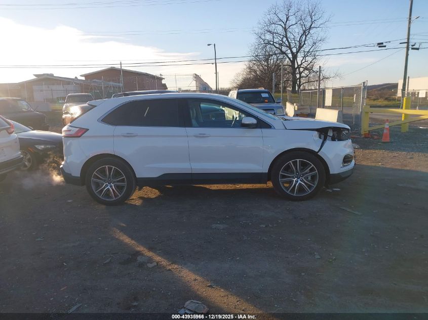 2020 Ford Edge Titanium VIN: 2FMPK3K93LBB31525 Lot: 43935966