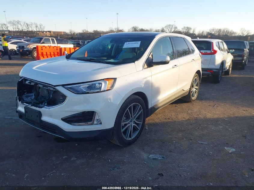 2020 Ford Edge Titanium VIN: 2FMPK3K93LBB31525 Lot: 43935966