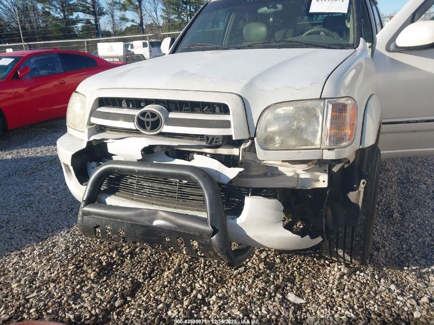 2005 Toyota Sequoia Limited V8 VIN: 5TDZT38A85S262575 Lot: 43935971