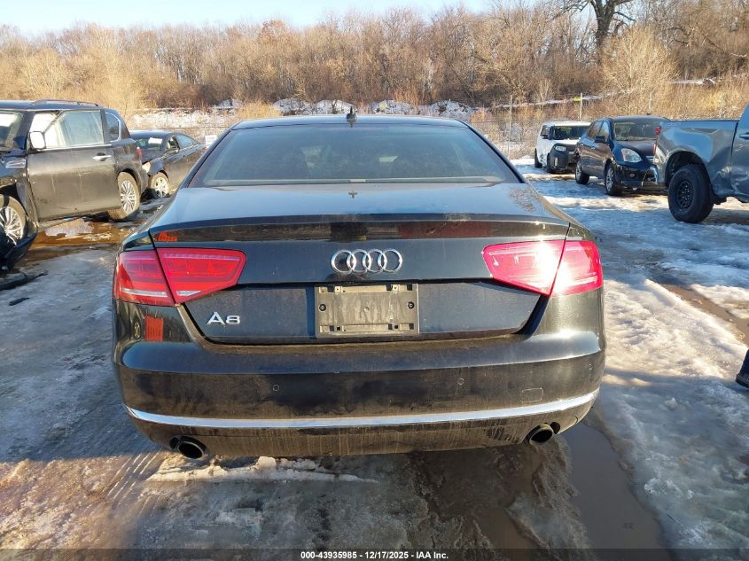 2013 Audi A8 3.0T VIN: WAUAGAFD8DN012130 Lot: 43935985