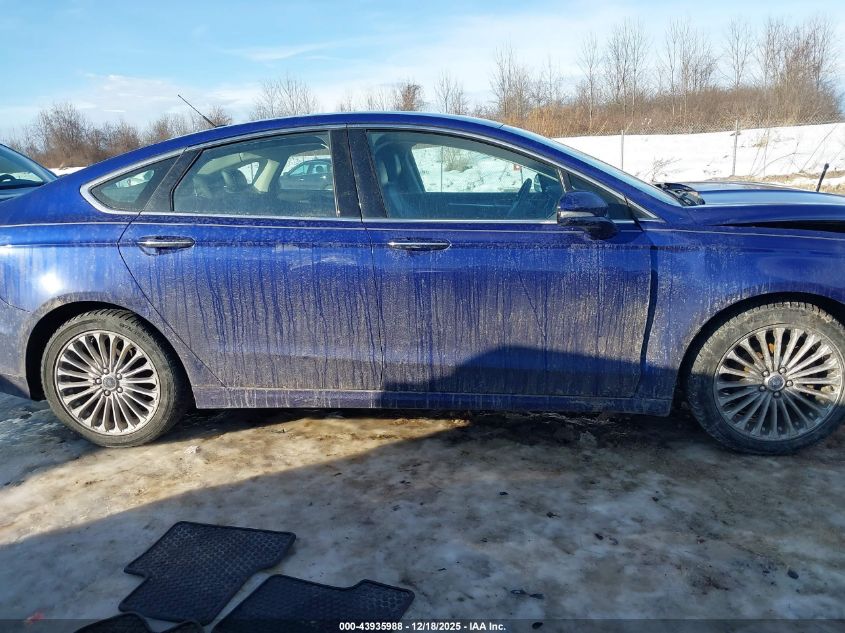 2013 Ford Fusion Titanium VIN: 3FA6P0D96DR367365 Lot: 43935988