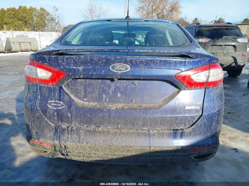 2013 Ford Fusion Titanium VIN: 3FA6P0D96DR367365 Lot: 43935988