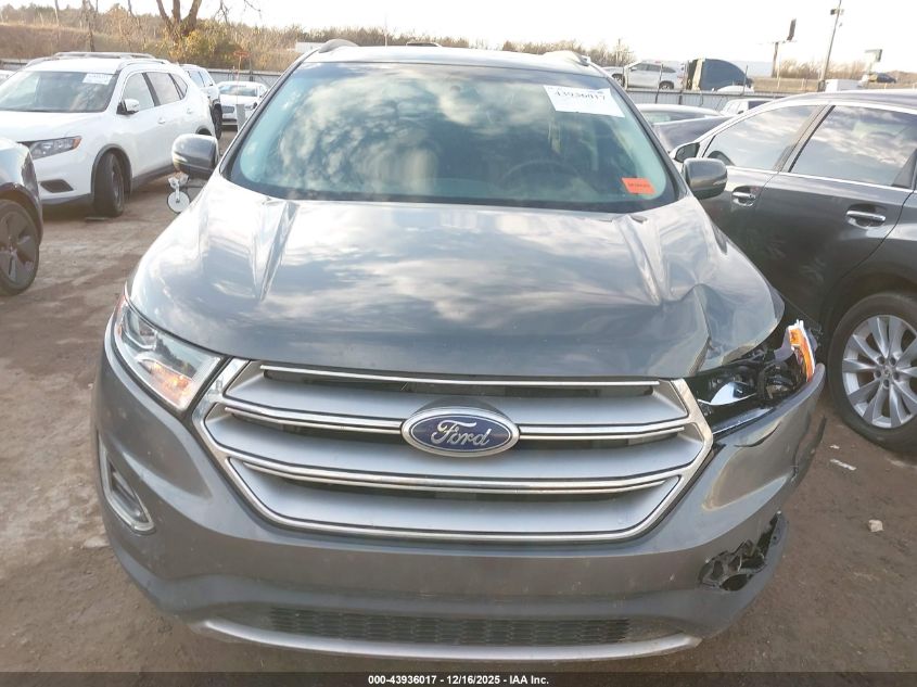 2016 Ford Edge Sel VIN: 2FMPK3J93GBC11110 Lot: 43936017