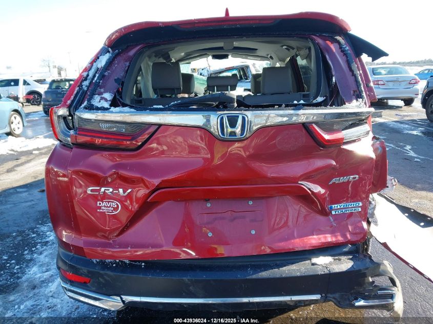 2021 Honda Cr-V Hybrid Touring VIN: 7FART6H96ME034251 Lot: 43936024