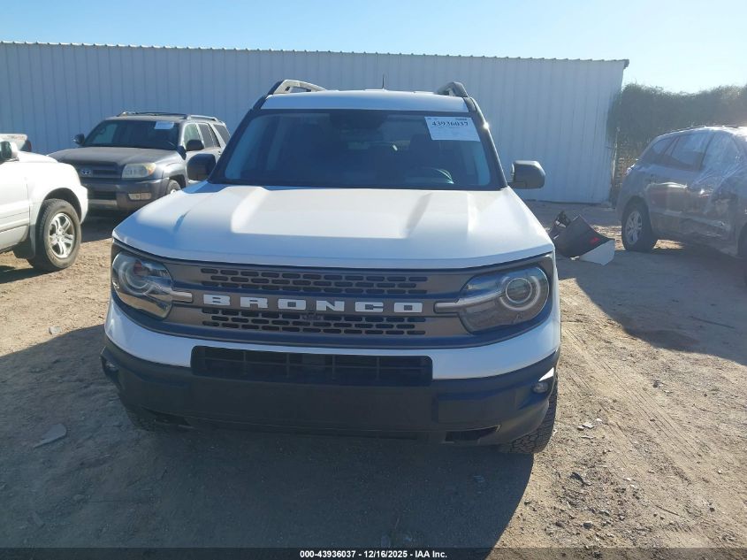 2023 Ford Bronco Sport Badlands VIN: 3FMCR9D91PRD78057 Lot: 43936037