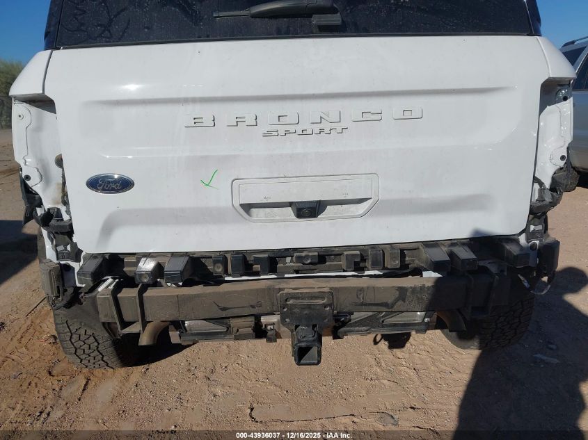 2023 Ford Bronco Sport Badlands VIN: 3FMCR9D91PRD78057 Lot: 43936037