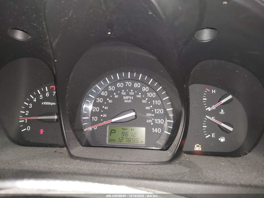 2008 Kia Spectra Ex VIN: KNAFE121985510592 Lot: 43936049