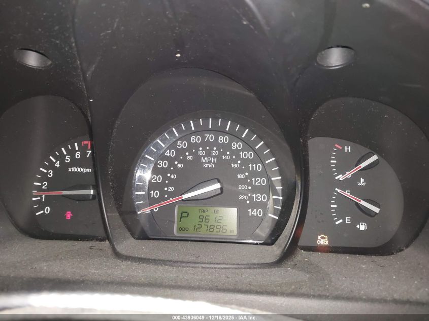 2008 Kia Spectra Ex VIN: KNAFE121985510592 Lot: 43936049