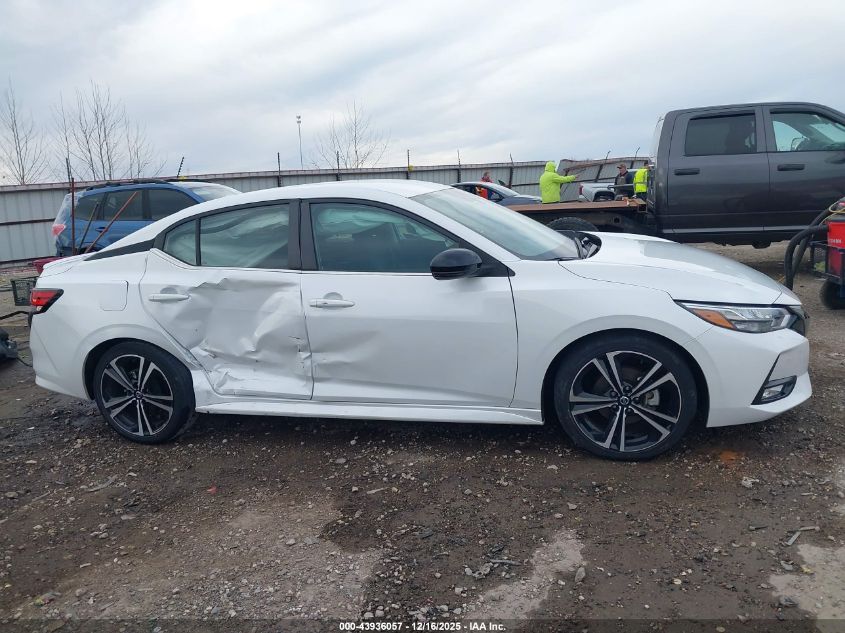 2022 Nissan Sentra Sr Xtronic Cvt VIN: 3N1AB8DV3NY202978 Lot: 43936057