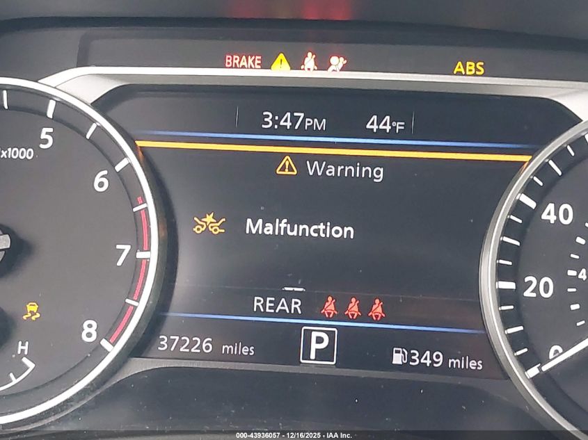 2022 Nissan Sentra Sr Xtronic Cvt VIN: 3N1AB8DV3NY202978 Lot: 43936057