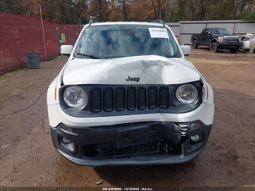 2018 Jeep Renegade Altitude Fwd VIN: ZACCJABB4JPH82832 Lot: 43936060