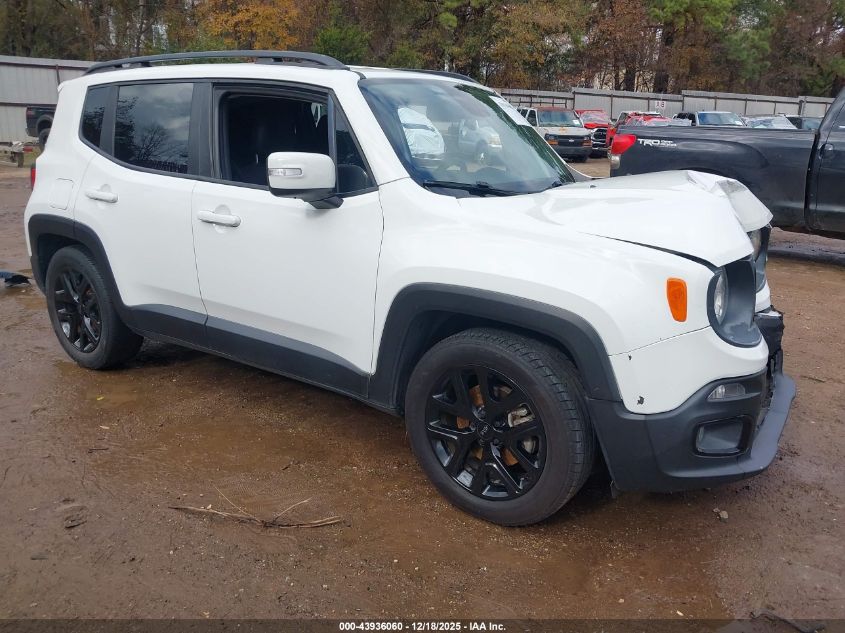2018 Jeep Renegade Altitude Fwd VIN: ZACCJABB4JPH82832 Lot: 43936060
