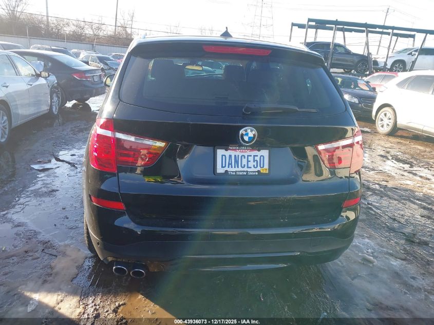 2017 BMW X3 xDrive28I VIN: 5UXWX9C30H0W77933 Lot: 43936073