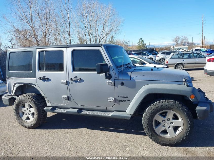 2015 Jeep Wrangler Unlimited Sport VIN: 1C4BJWDG4FL519530 Lot: 43936081