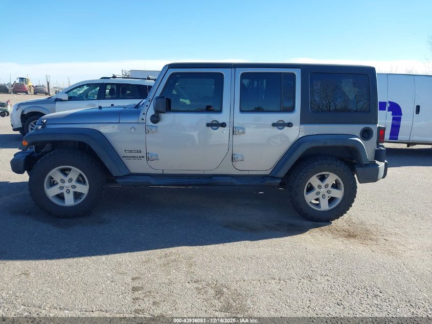 2015 Jeep Wrangler Unlimited Sport VIN: 1C4BJWDG4FL519530 Lot: 43936081