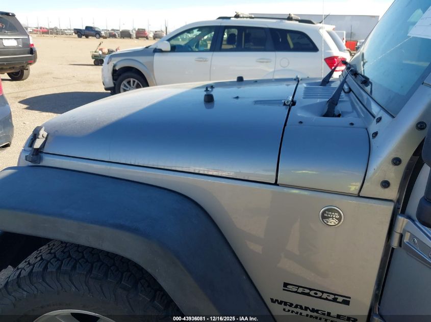 2015 Jeep Wrangler Unlimited Sport VIN: 1C4BJWDG4FL519530 Lot: 43936081