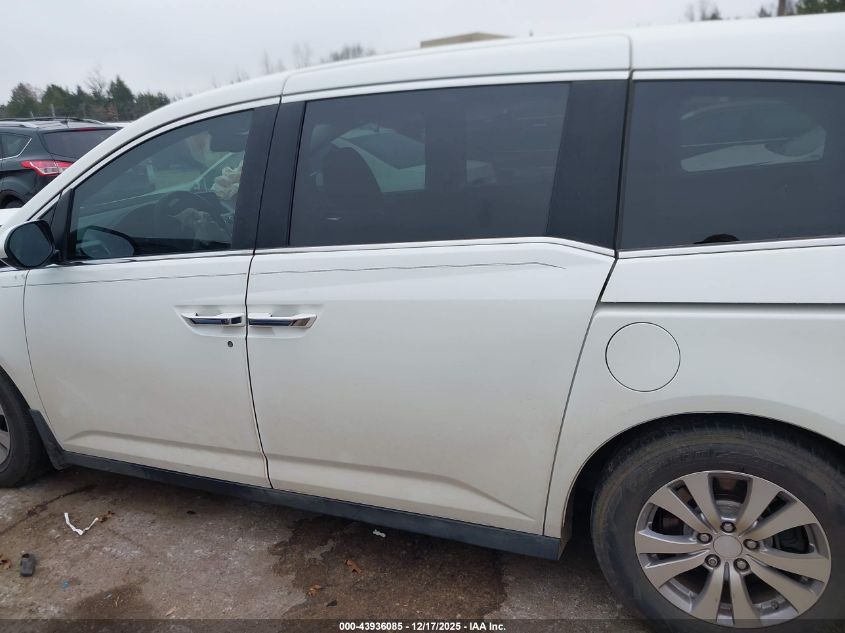 2017 Honda Odyssey Ex-L VIN: 5FNRL5H6XHB002789 Lot: 43936085