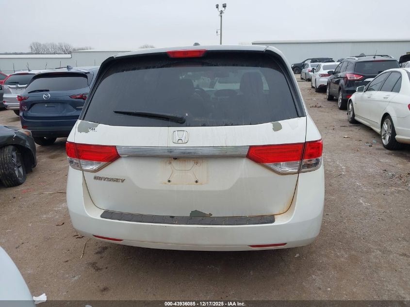 2017 Honda Odyssey Ex-L VIN: 5FNRL5H6XHB002789 Lot: 43936085