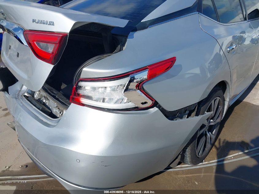 2016 Nissan Maxima 3.5 Platinum VIN: 1N4AA6AP9GC398940 Lot: 43936095