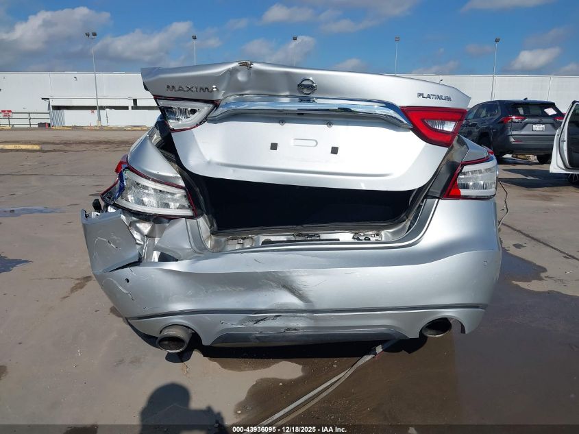 2016 Nissan Maxima 3.5 Platinum VIN: 1N4AA6AP9GC398940 Lot: 43936095