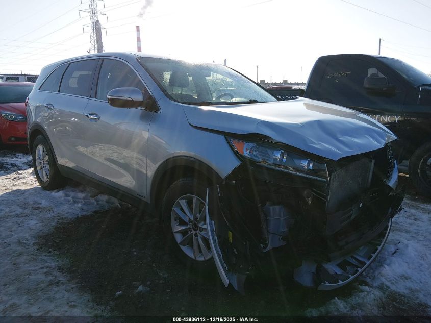 2019 Kia Sorento 3.3L Lx VIN: 5XYPGDA56KG480697 Lot: 43936112