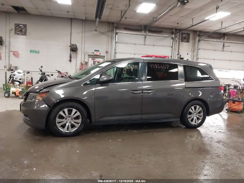 2016 Honda Odyssey Ex-L VIN: 5FNRL5H68GB084567 Lot: 43936117