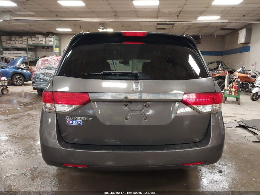 2016 Honda Odyssey Ex-L VIN: 5FNRL5H68GB084567 Lot: 43936117