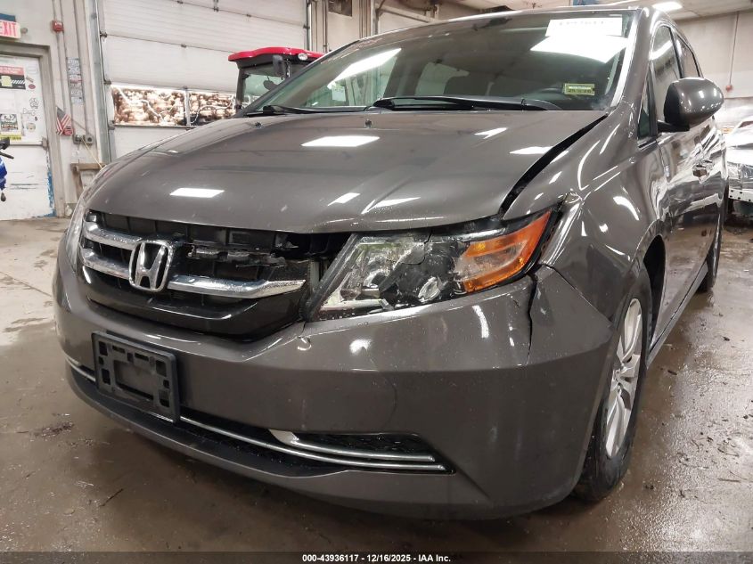 2016 Honda Odyssey Ex-L VIN: 5FNRL5H68GB084567 Lot: 43936117