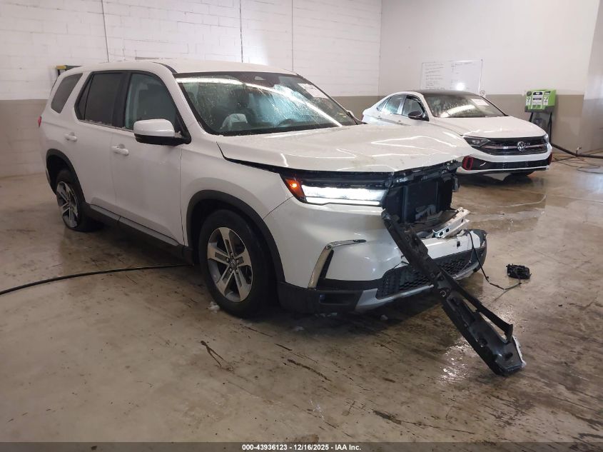 2023 Honda Pilot Awd Ex-L 8 Passenger VIN: 5FNYG1H46PB010247 Lot: 43936123