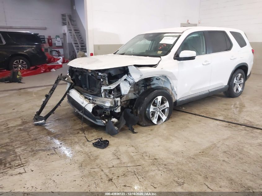 2023 Honda Pilot Awd Ex-L 8 Passenger VIN: 5FNYG1H46PB010247 Lot: 43936123