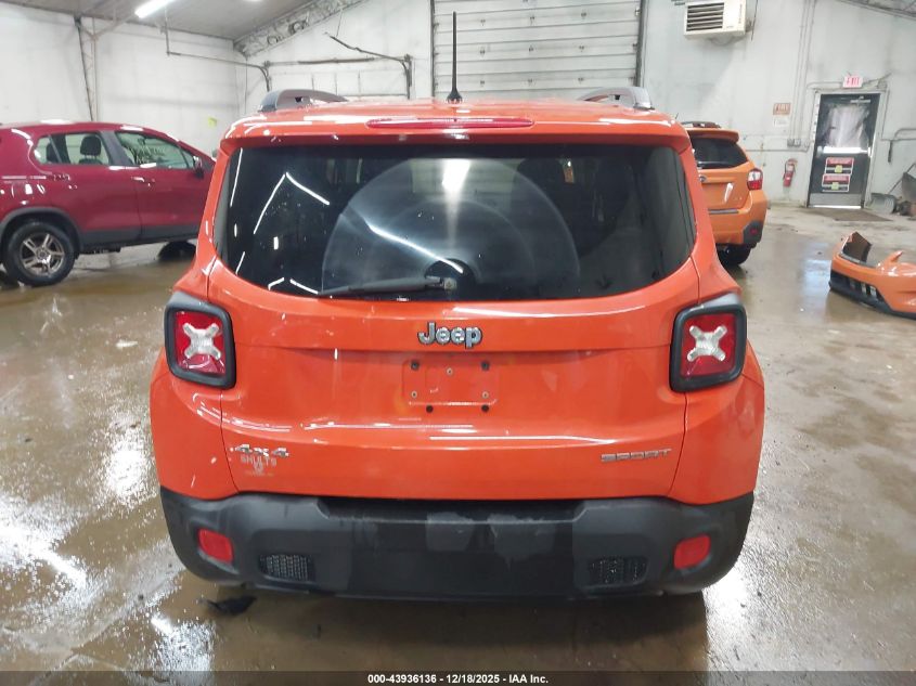 2017 Jeep Renegade Sport 4X4 VIN: ZACCJBAB6HPF98199 Lot: 43936136