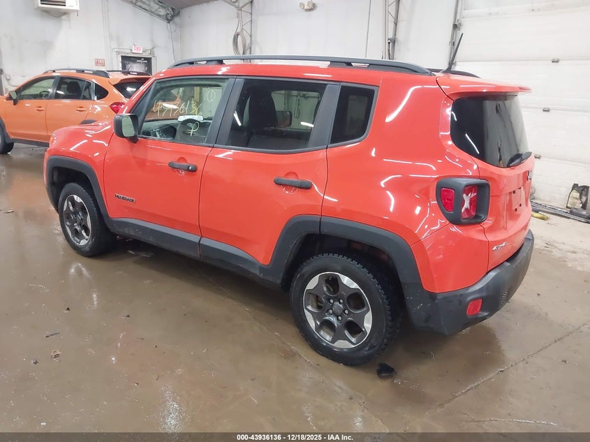 VIN ZACCJBAB6HPF98199 2017 JEEP RENEGADE SPORT 4X4
