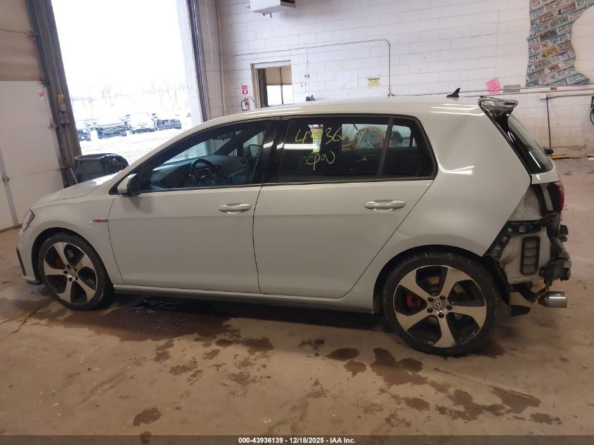 2019 Volkswagen Golf Gti 2.0T Autobahn/2.0T Rabbit Edition/2.0T S/2.0T Se VIN: 3VW5T7AU0KM030832 Lot: 43936139