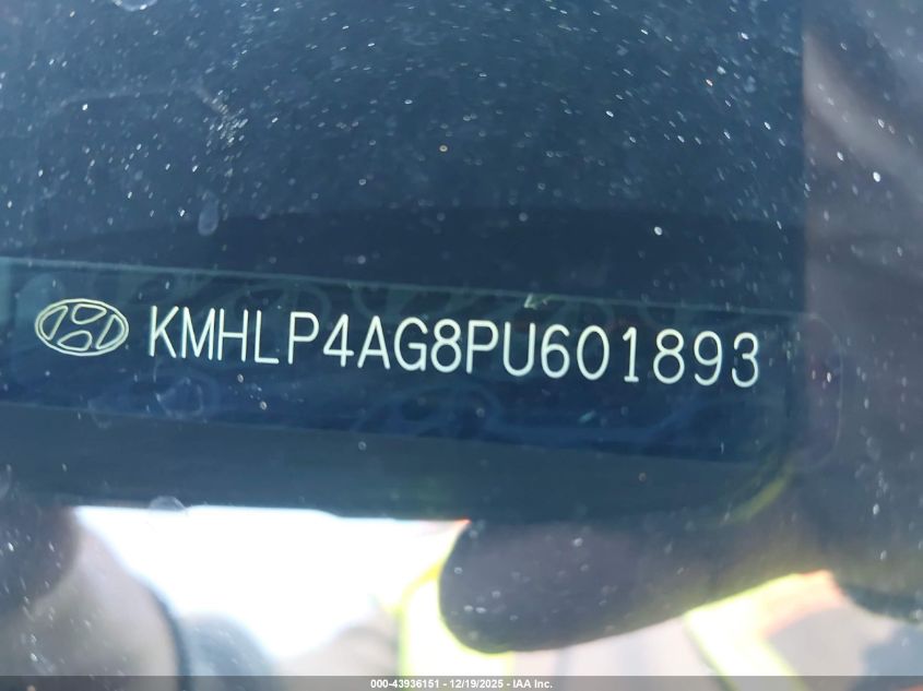 2023 Hyundai Elantra Limited VIN: KMHLP4AG8PU601893 Lot: 43936151