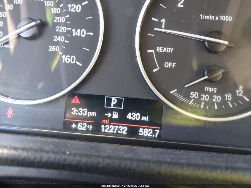 2014 BMW 328I xDrive VIN: WBA3B5C58EF599467 Lot: 43936152