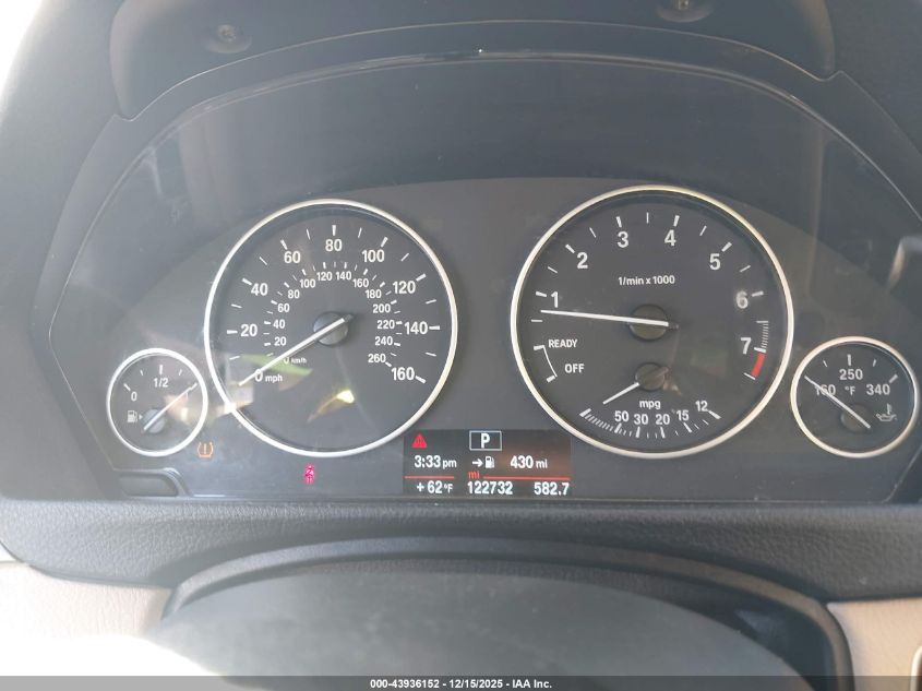 2014 BMW 328I xDrive VIN: WBA3B5C58EF599467 Lot: 43936152