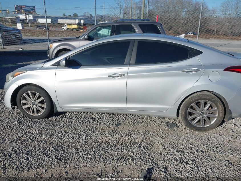 2014 Hyundai Elantra Se VIN: KMHDH4AE6EU084350 Lot: 43936158