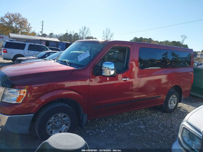 2019 Nissan Nv Passenger Nv3500 Hd Sl V8 VIN: 5BZAF0AA2KN850275 Lot: 43936169