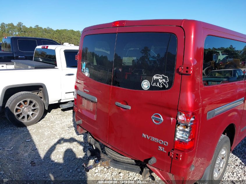 2019 Nissan Nv Passenger Nv3500 Hd Sl V8 VIN: 5BZAF0AA2KN850275 Lot: 43936169