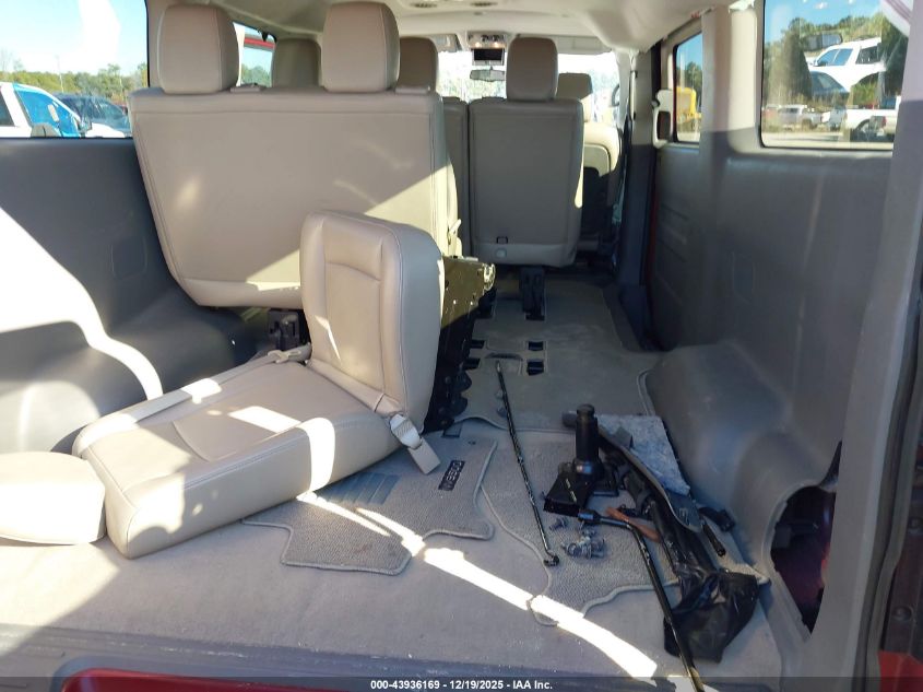 2019 Nissan Nv Passenger Nv3500 Hd Sl V8 VIN: 5BZAF0AA2KN850275 Lot: 43936169