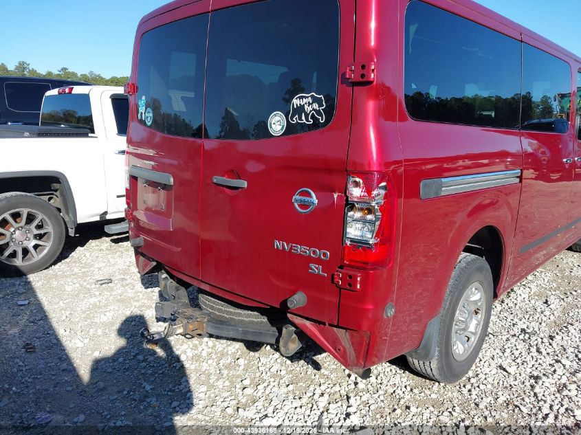 2019 Nissan Nv Passenger Nv3500 Hd Sl V8 VIN: 5BZAF0AA2KN850275 Lot: 43936169