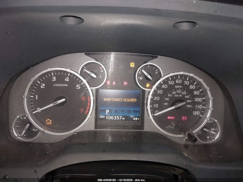 2017 Toyota Tundra Sr5 5.7L V8 VIN: 5TFUY5F1XHX643613 Lot: 43936185