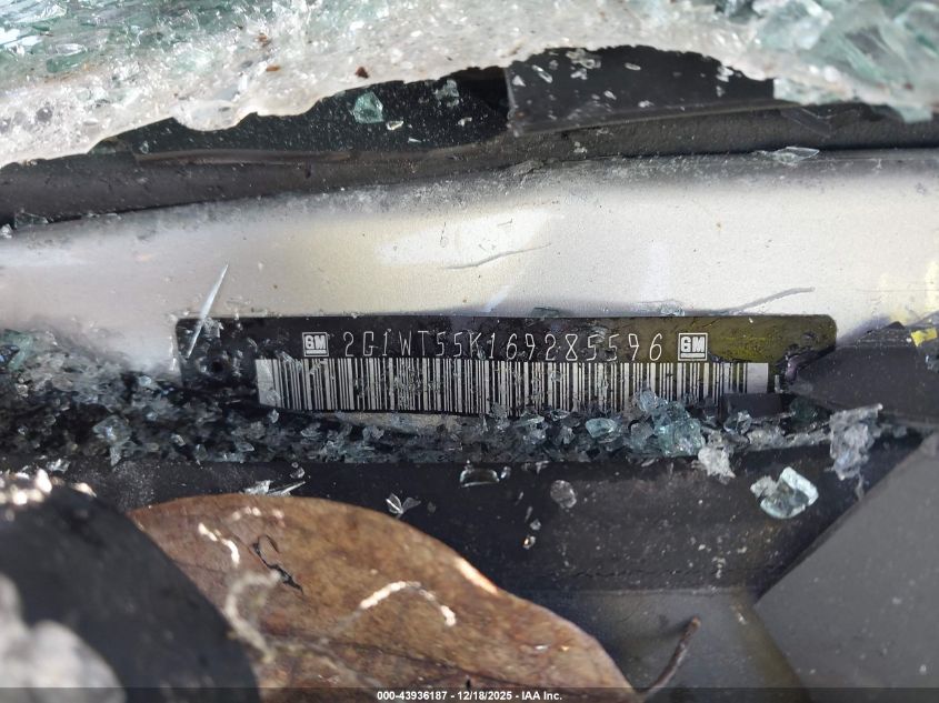 2006 Chevrolet Impala Lt VIN: 2G1WT55K169285596 Lot: 43936187