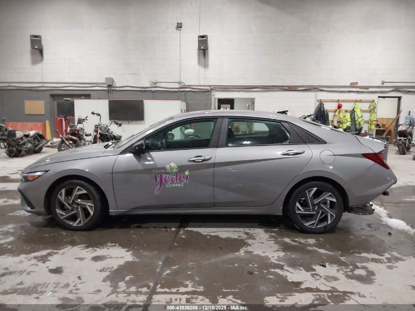 2025 Hyundai Elantra Sel Sport VIN: KMHLM4DG3SU899816 Lot: 43936206