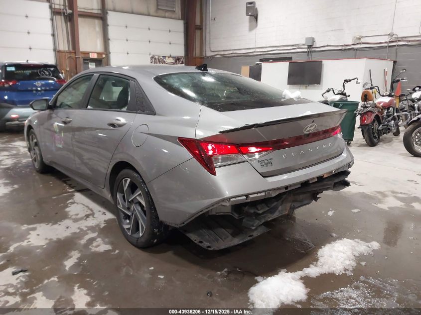 2025 Hyundai Elantra Sel Sport VIN: KMHLM4DG3SU899816 Lot: 43936206
