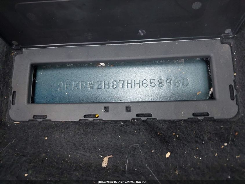 2017 Honda Cr-V Ex-L/Ex-L Navi VIN: 2HKRW2H87HH658960 Lot: 43936215