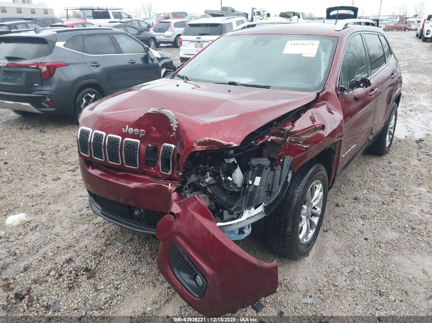 2021 Jeep Cherokee Latitude Lux 4X4 VIN: 1C4PJMMX1MD128837 Lot: 43936221